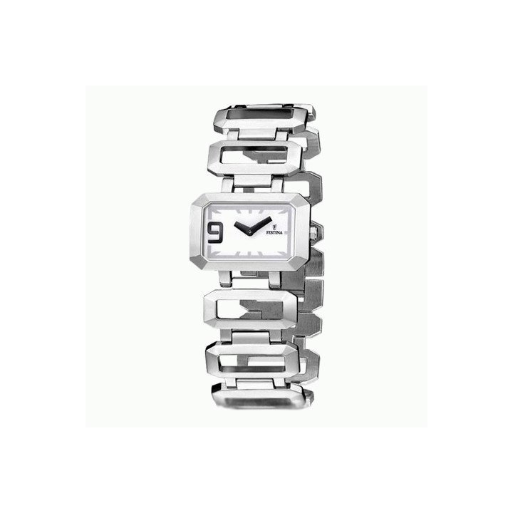Orologio donna Festina quadrato white Cream F16306/1