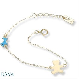 Bracciali Dana Baby orso e cane BRBFC16OGSUL13E2