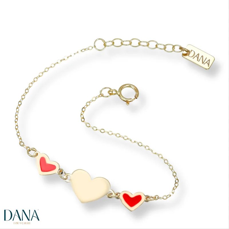 Bracciali Dana Baby cuori BRBFC23OGSRL13E2