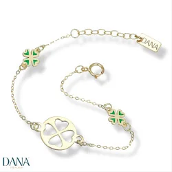 Bracciali Dana Baby Quadrifogli BRBFC39OGSVL13E2
