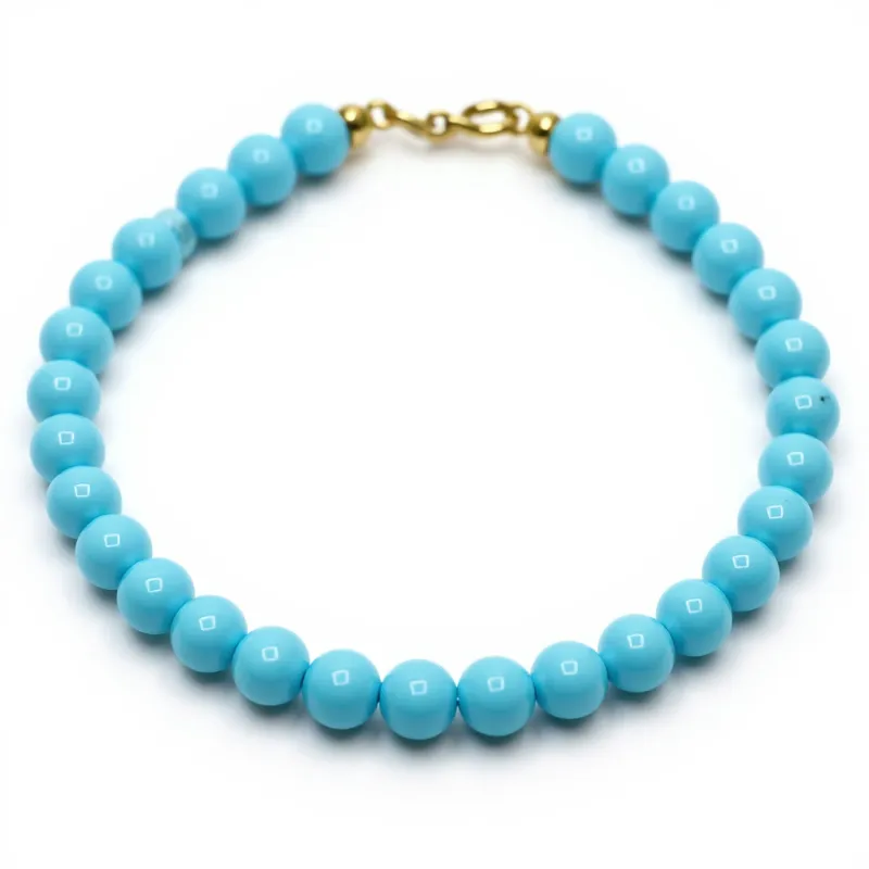 Bracciale pasta di turchese con moschettone BRAT01 - orola