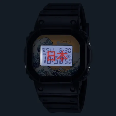 Casio G-shock La grande onda di Kanagawa DW-5600KHK25-1 - orola