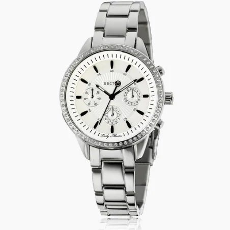 Orologio Sector Chrono Lady con pietre Bianco