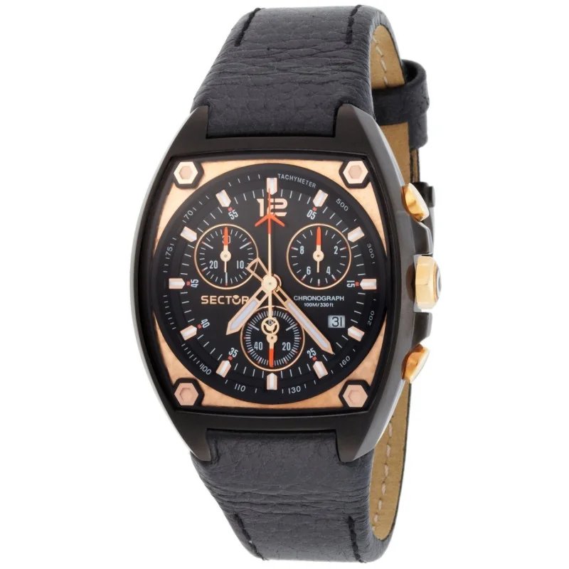 Orologio Sector cronografo 50 Nero e oro r3251992227