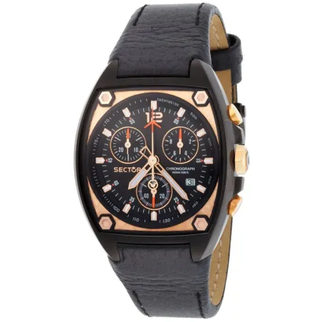 Orologio Sector cronografo 50 Nero e oro