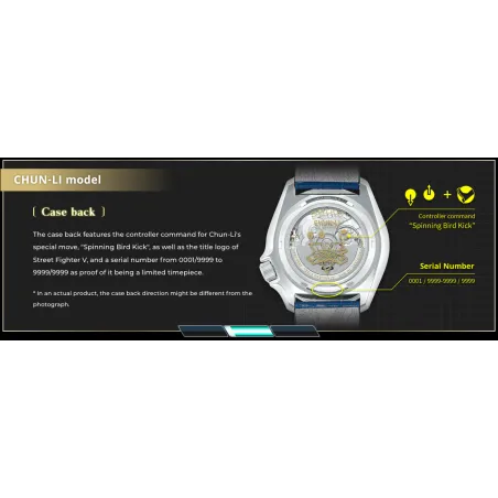 Seiko 5 Sport Street Fighter CHUN-LI SRPF17K1 - orola