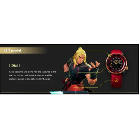 Seiko 5 Sport Street Fighter KEN SRPF20K1 - orola