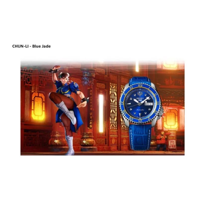 Orologi Seiko 5 Sport Street Fighter CHUN-LI SRPF17K1
