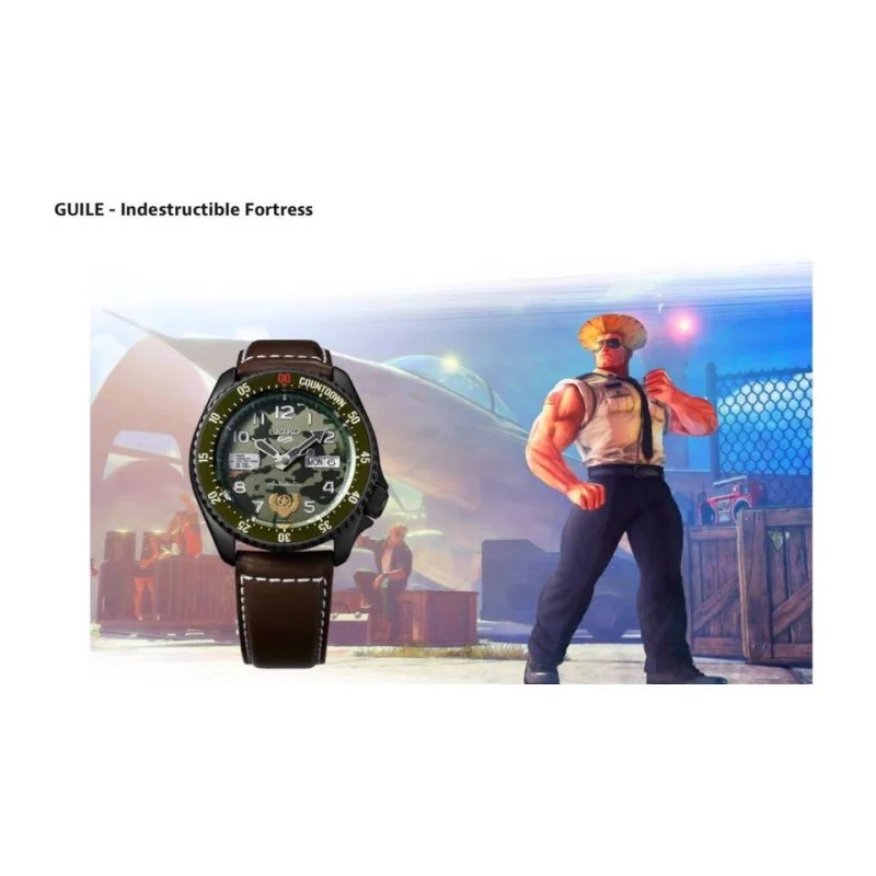 Orologi Seiko 5 Sport Street Fighter GUILE SRPF21K1