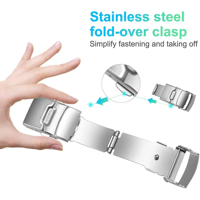 Cinturino con fibia Blu 20mm depb20mm - orola