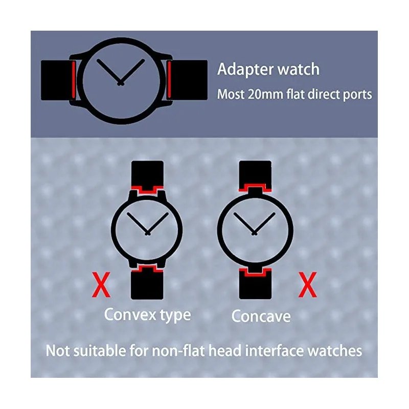 Ricambi Cinturino diver Nero 20mm cor20mm