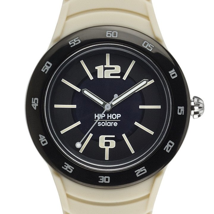 Orologi HipHop Metal Solare PARCHMENT HWU0772