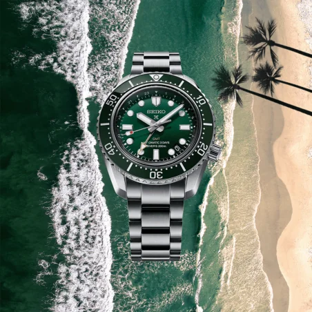 Orologi Seiko "Verde Marino" Marinemaster 200 GMT SPB381J1