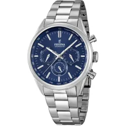 Orologio Festina crono Timeless blu F16820/2 - orola.it