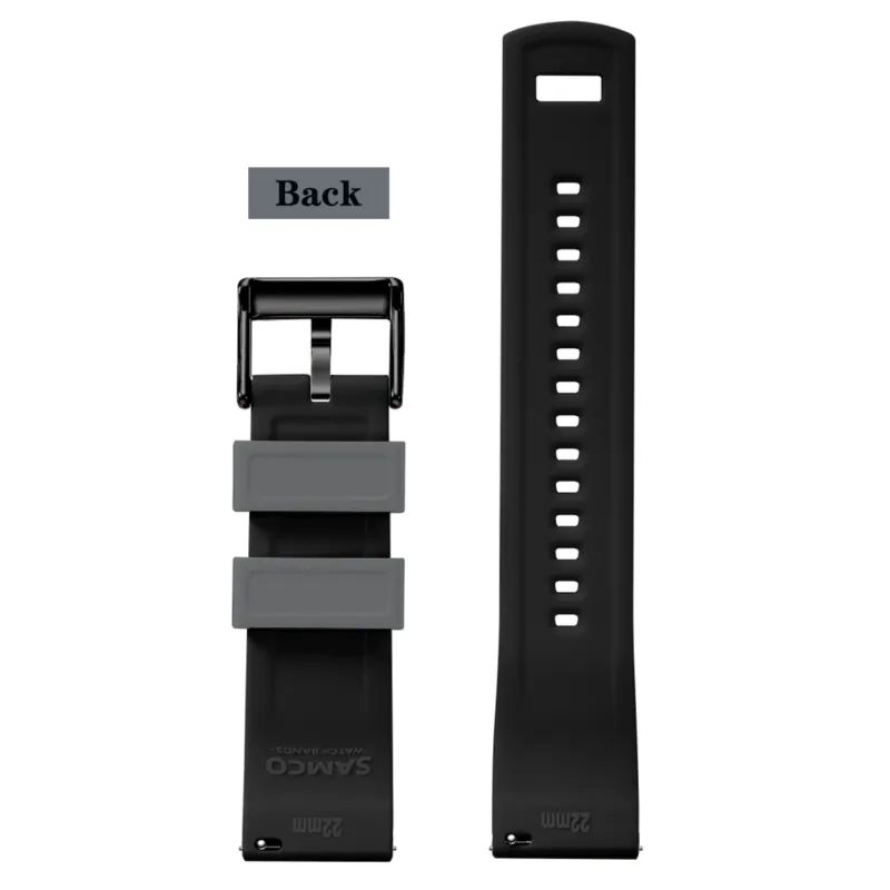 Cinturino gomma siliconica Bicolore bicsil02 - orola